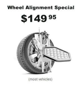 wheel alignment specila